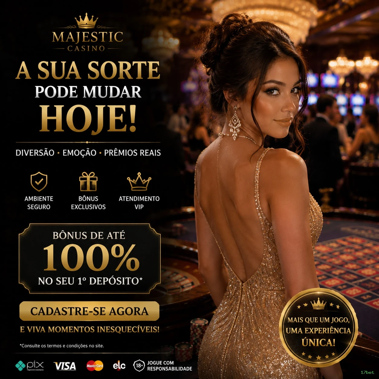 Promoções e bônus exclusivos da 17bet